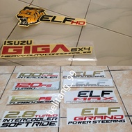 Isuzu elf minibus truck sticker / elf hd tiger sticker / isuzu Giga elf sticker 6×4