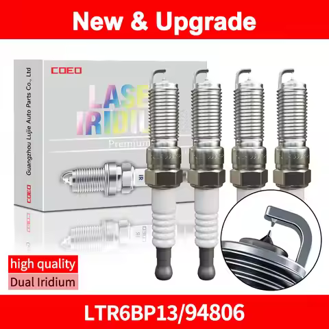 For NGK LTR6BP13 94806 DuaIridium Spark Plugs For FORD EDGE EXPLORERMUSTANG F150 F-150 C-MAX FIESTA 