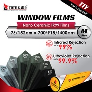 TG Window Film Black Tinted Nano Ceramic IRR 99% High Heat Reject