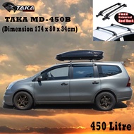 Taka Roofbox MD-450B Slim Glossy Roof box