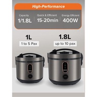 Cornell Jar Rice Cooker 1.0L/1.8L with Steam Tray