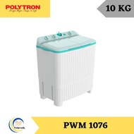 Mesin Cuci 2 Tabung Polytron 10kg PWM 1076