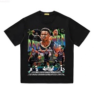 Anthony Edwards Anthony Edwards Pure Cotton T-shirt oversize Washed Distressed Short T Washed Short 