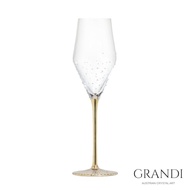 【GRANDI】極光260 施華洛世奇水鑽手工香檳杯260ml(2入組)