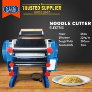 Electric Noodle Machine DZM-200 Commercial Noodle Maker (Blue) noodles machine maker pasta maker machine dough roller machine noodle maker