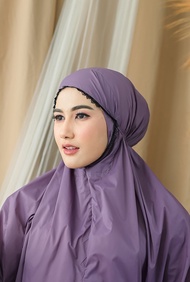 Mukena Traveling Mini Pouch Super Kecil 2 in 1 Dewasa Jumbo Parasut Premium Korea Lembut Murah Terba