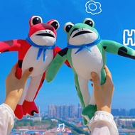 Tik Tok Same Style Lone Oligo Frog Plush Doll Cute Funny Ugly Frogman Toy Sand Sculpture Creative Gift for kids Birthday 孤寡青蛙毛绒玩偶