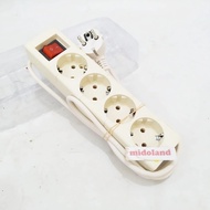 Extension Socket Plug Box Multi Socket Switch 4 Holes 1.5,5 m Meter 1.5m 1.5m 1.5meter 1,
