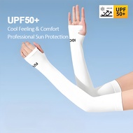 FUYOGI Ice Silk Arm Sleeve UV Protection Handsock Slim Cooling Arm Hand Sock Man Women Sport Outdoor
