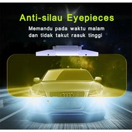 Cermin anti-silau kereta siang dan malam, pelindung matahari kereta, kacamata penglihatan malam, cer