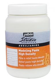 ดินเปียกสำหรับขึ้นรูปทำแบบ "เข้มข้น" PEBEO สื่อผสมสีอะคริลิค STUDIO ACRYLICS 250 ML MODELING PASTE H