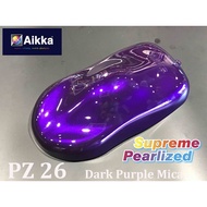 Aikka Supreme Pearlized PZ26 DARK PURPLE MICA Cat Kereta Motor Cat Bancuh Siap/ 2K Car Paint