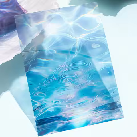 10 pcs INS Large size wave sticker sticker aesthetic Decorative Diary Scrapbooking Background sticke