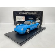 Autoart 1/18 Porsche 911 993 Carrera Blue Original Package Brand New Product Buy It Always in the Bo