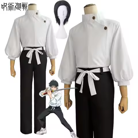 Anime Jujutsu Kaisen Okkotsu Yuta Cosplay Costume Yuta Okkotsu Uniform Wig Ring Halloween Carnival C
