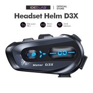 IDEELAB D3X Bluetooth Helmet Headset IPX56 Intercom Waterproof Motorcycle Helmet