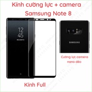 SAMSUNG Galaxy note 8 Full 9D tempered glass + camera tempered glass