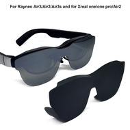 For Rayneo Air3/Air2/Air3s and for Xreal one/one pro/Air2 Black Screen Protector Shade silicone Lens