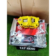 CALIPER BREMBO GP4 DEPAN BELAKANG 4 PISTON