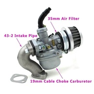Pz19 carb 50cc 70 90 110 125cc รถ ATV Dirt BIKE Go Kart คาร์บูเรเตอร์ W/กรองอากาศ