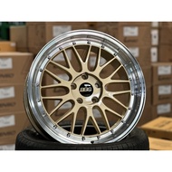 NEW 18X8J BBS LM Rim (set of 4) Gold 5X112 for Golf MK6 MK7 MK8 A3 S3 TT W176 W117 W177 W118