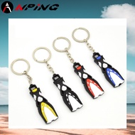 [ANPING] Mini Diving Fins Key Ring | Lovers Must-Have Keychain Equipment Modeling