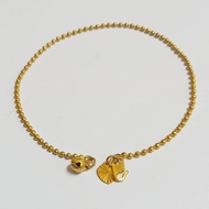 Anklet Exactly 916 Korean Gold Cop 916