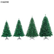 FAKEME Artificial Christmas Tree Xmas Tree Ornament Premium Metal Stand with Real Touch Christmas De