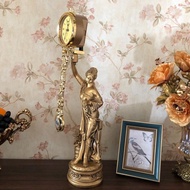 Đồng hồ quả lắc để bàn DH69-A - Đồng hồ để bàn cổ điển đẹp sang trọng để kệ tủ trang trí phòng khách