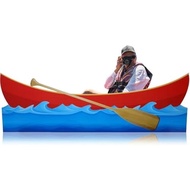 Beeveer Canoe Cardboard Cutout Stand up Set Beach Nautical-Inspired Events Camping-Themed Canoe Stan