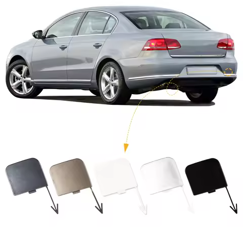 Rear Bumper Tow Hook Cap Towing Eye Cover For VW Passat B7 2011-2014 3AE807441A Car Accessories