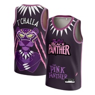 Jersey T'Challa Black Panther Black Swingman Ball NBA NBA T-shirt T-Shirt Tshirt Top