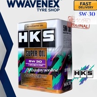 HKS Super minyak kereta Oil 5W-30 (4L)