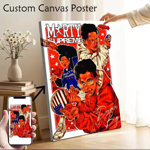 Marty Supreme Dream Big Canvas Poster Printed Canvas Painting Wall Art for Fans Decor Living Room De