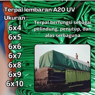 TENDA HIJAU Tent Tarpaulin Truck Cover/ A20 ARMY Green GOLD KOREA Size 6x6, 6x8, 6x9, 6x10 Meters
