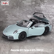 Maisto 1:18 Porsche 911 Tarqa 4 GTS (992.2) Brand Alloy Car Model Static Die Casting Model Collectio