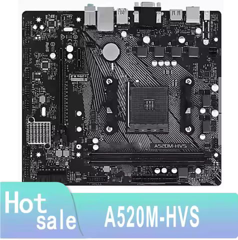 A520M-HVS Socket AM4 A520 A520M Original Support 5600G 100% testing ok