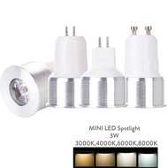 3W LED Light Bulb MR16 12V 35mm Mini Spotlight Bulb GU5.3 GU10 COB Lamps 220V 240V