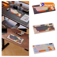 [Perfk1] Wireless Keyboard Portable Ergonomic Nonslip Universal Rechargeable PBT Keycaps Russian Mec