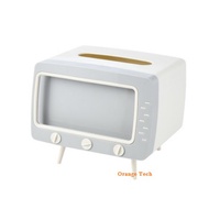Ready Stock 2in1 Tissue Box Office Desk Box Creative TV Appearance with Phone Stand Holder Home Offi