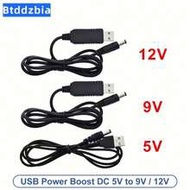 5V/9V/12V USB Boost Converter Adapter Cable (With DC Plug) - USB Boost Power Converter, Suitable For