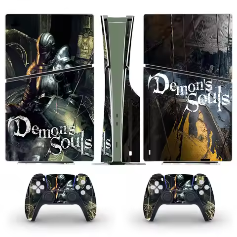 Demon's Souls PS5 Slim Disc Skin Sticker Decal Cover for Console and 2 Controllers New PS5 Slim Disk