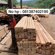 kayu kaso 5x7x300 lepasan 1 kubik isi 96 batang