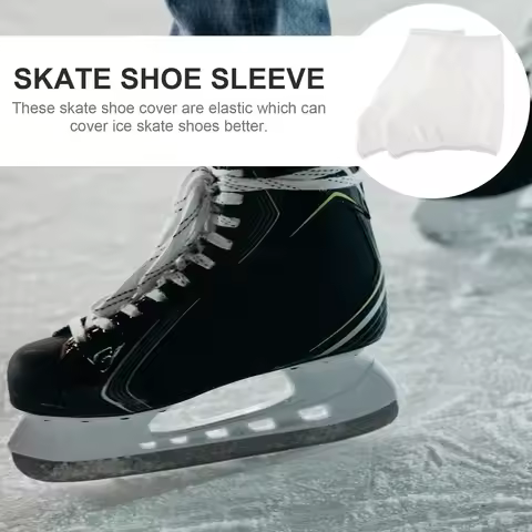1Pair Skate Shoe Sleeve Easy Match Colors Durable Sturdy Skate Protectors Elastic Skating Shoe Cover