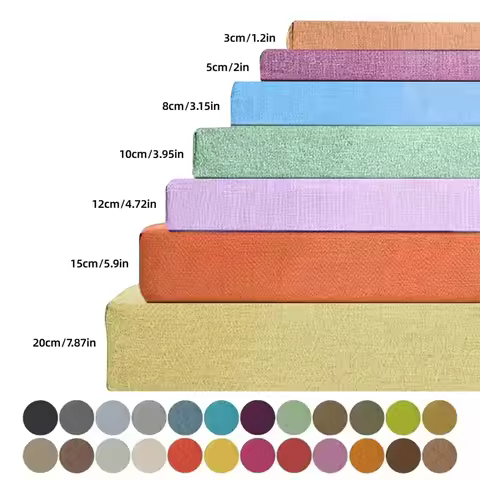 Custom Bench Cushion Seat Pad Long Mattress Sofa Chair Seat Pad Decorative Garden Shoe Box Bay Windo