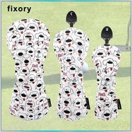 fixory Golf Head Cover for Golf Club Wear Resistant Golf Wood Headcover Golf Club