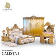 CALISTA-I BEDROOM SET ชุดห้องนอนหลุยส์ Gold Series รุ่น คาลิสต้า 1