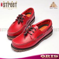 【街頭巷口 Street】 ORIS 女款 雷根式帆船鞋-紅色 934A07-734A07