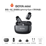 Cozylife SG BOYA Mini-01/03 🎤 Wireless Noise-Canceling Lapel Mic, Type-C, Clear Voice