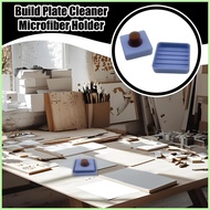 Build Plate Cleaner Holder Microfiber Cleaner Tool Placement Tray 3D Printer Build Plate Cleaning To